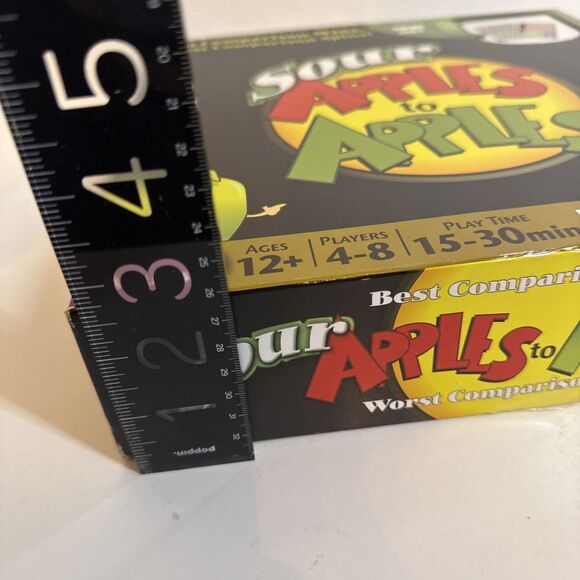 Mattel‎ SOUR APPLES TO APPLES GAME Target Exclusive 2010 New Open Box Family Fun - Picture 9 of 9